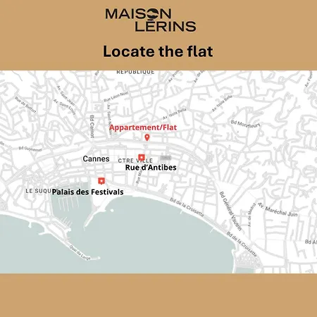 Apartment Magnifique Centre-ville - Palais 5min Cannes